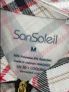 Pre-Owned San Soleil White Size Medium Athletic Short Sleeve | True Fashionistas.