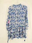 Pre-Owned Poupette St Barths Blue Size Small Short Long Sleeve Dress | True Fashionistas.