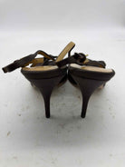 Pre-Owned Valentino Brown Size 7.5 Slingback Heels | True Fashionistas.