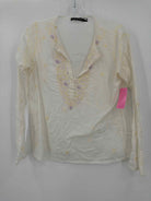 Pre-Owned Antik Batik Ivory Size Medium Tunic Blouse | True Fashionistas.