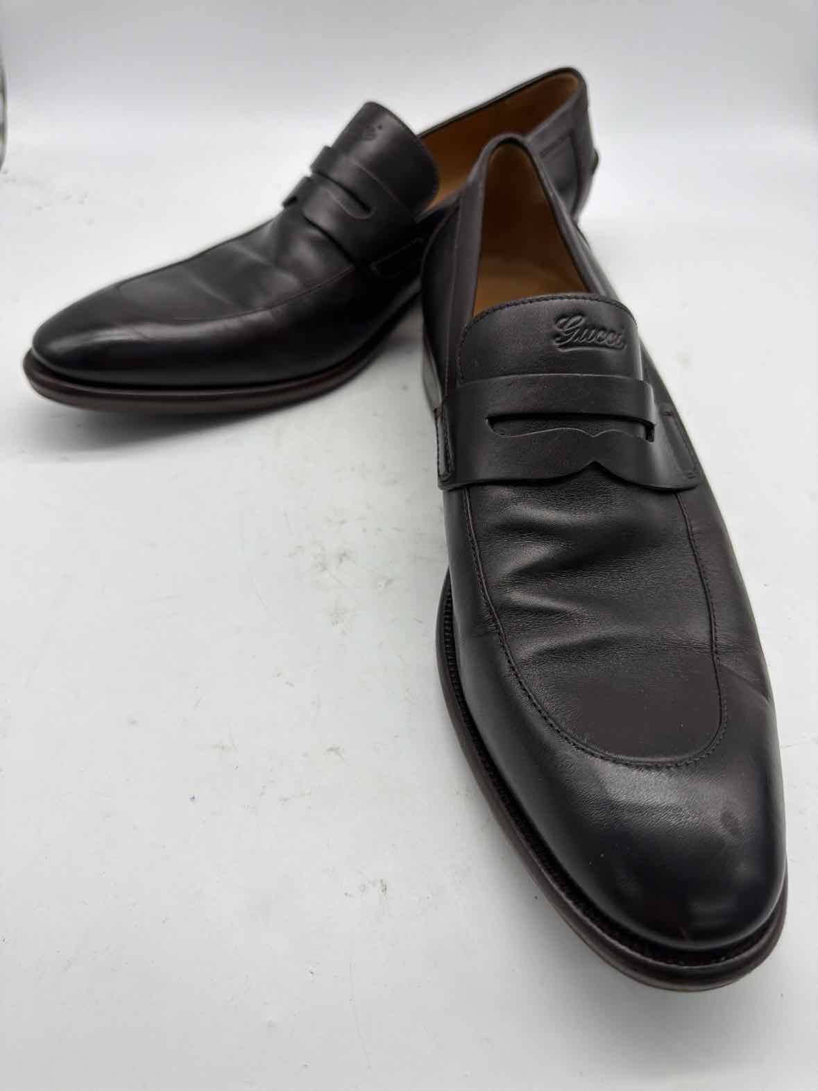 Pre-Owned Gucci Black 11 Men's Dress Shoes | True Fashionistas.
