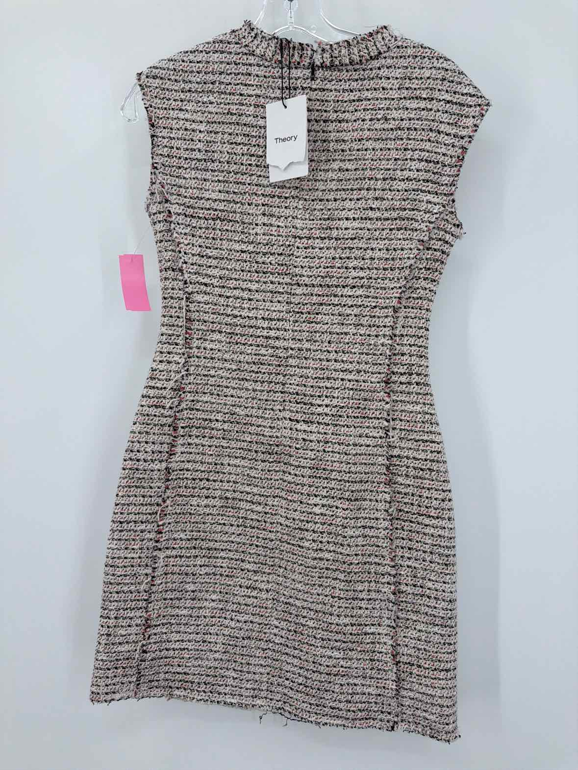 Pre-Owned Theory Tan Size 0 Boucle Short Sleeveless Dress | True Fashionistas.