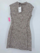 Pre-Owned Theory Tan Size 0 Boucle Short Sleeveless Dress | True Fashionistas.