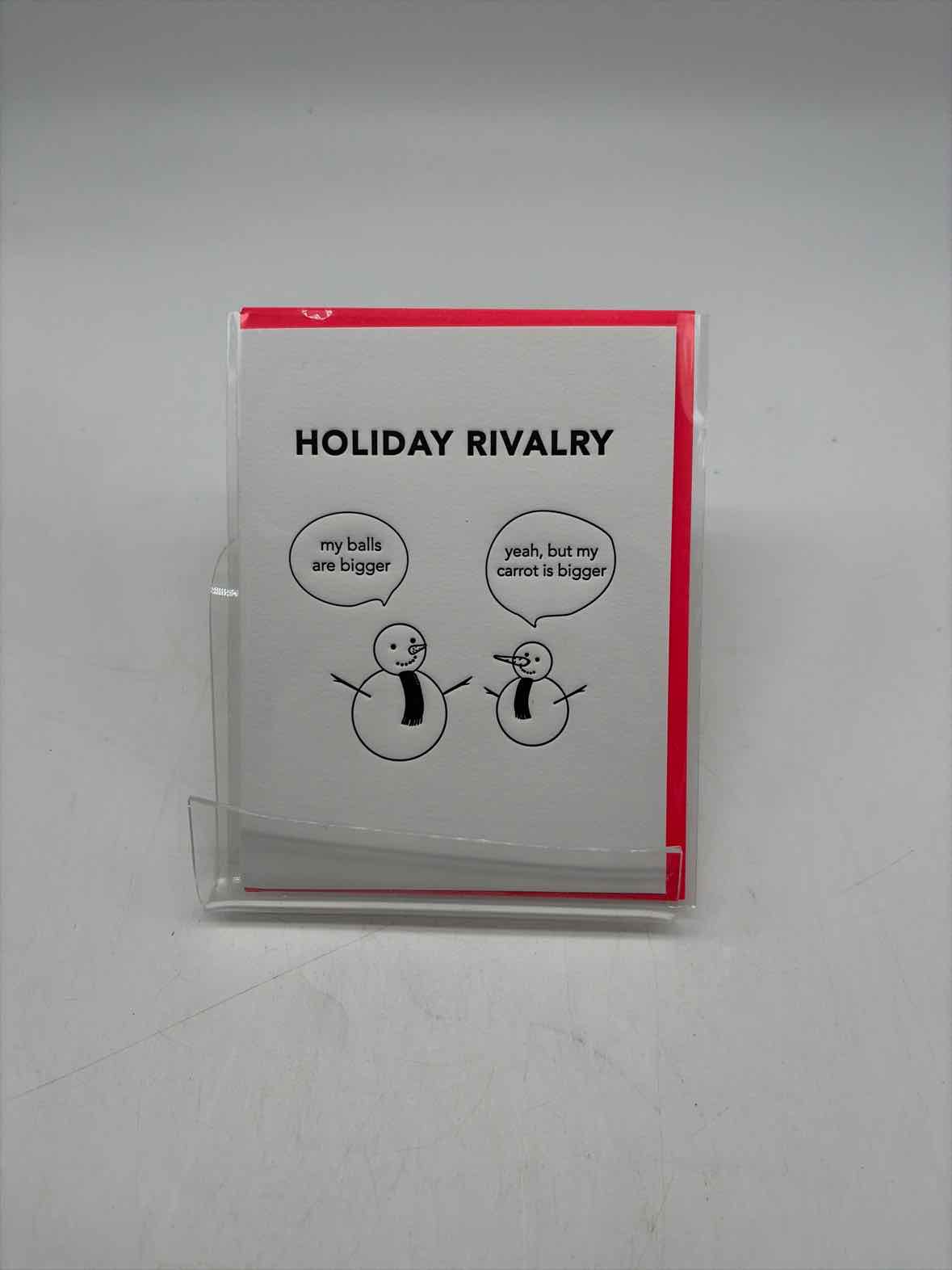 Holiday Rivalry Greeting Card | True Fashionistas.