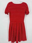 Pre-Owned Bordeaux Red Size Small Short Short Sleeve Dress | True Fashionistas.
