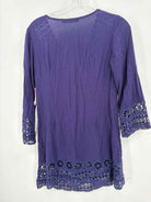 Pre-Owned Solitaire Navy Size Small Coverup | True Fashionistas.