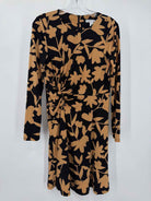 Pre-Owned London Times Black Size 6 Short Long Sleeve Dress | True Fashionistas.