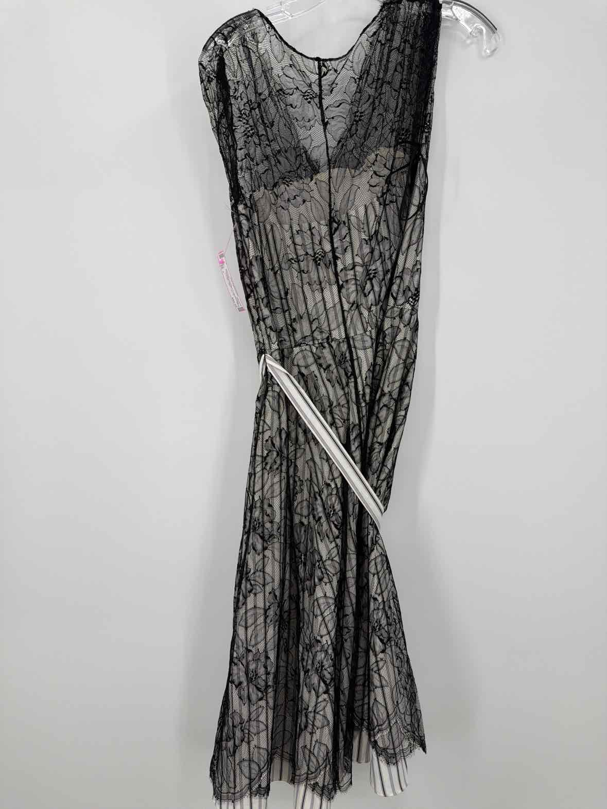 Pre-Owned Lela Rose Black Size 6 Lace Cocktail Short Sleeveless Dress | True Fashionistas.