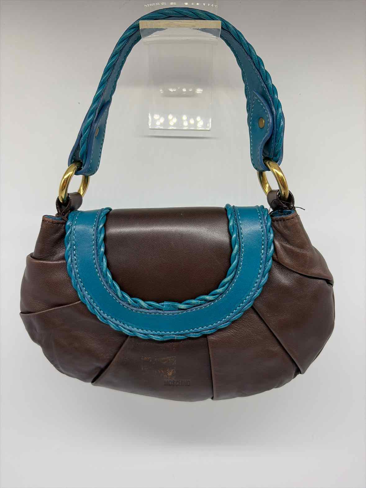 Pre-Owned Moschino Brown Pouchette Pouchette | True Fashionistas.