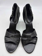 Pre-Owned Balenciaga Black Size 39 Ankle Strap Heels | True Fashionistas.