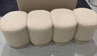 Ivory Upholstered Bedroom Bench | True Fashionistas.