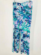 Pre-Owned Lilly Pulitzer Blue Size Medium Printed Pants | True Fashionistas.