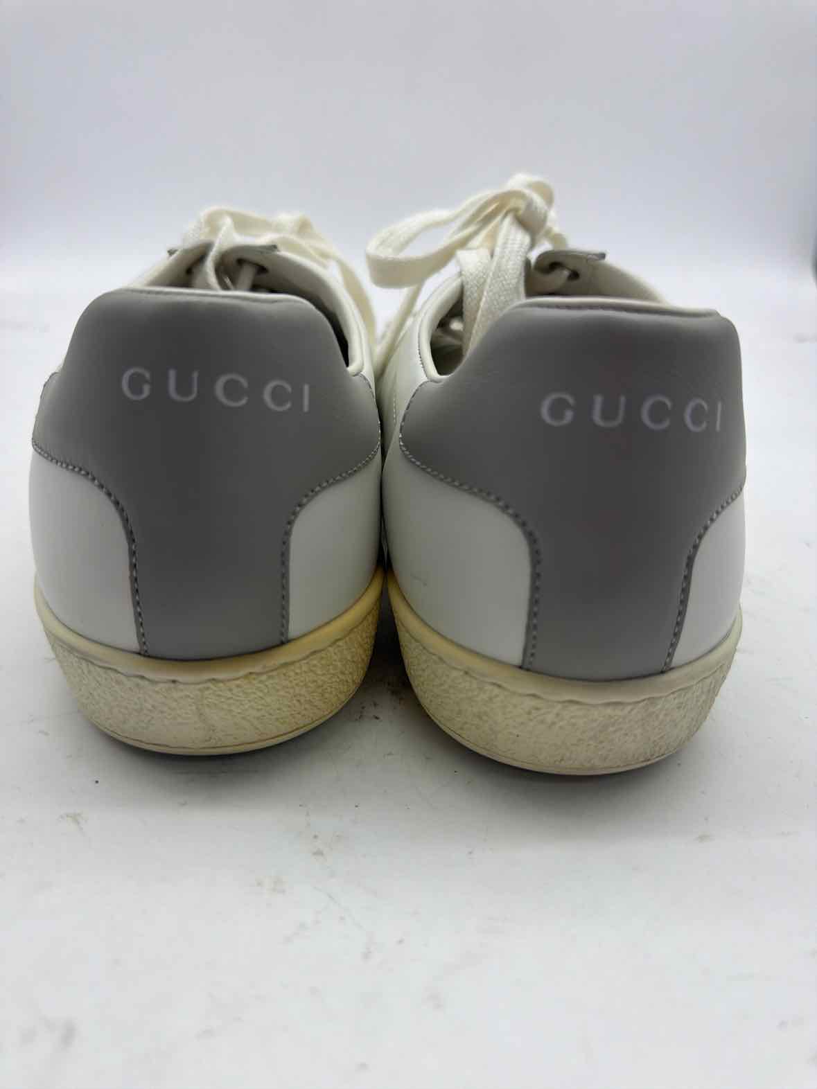 Pre-Owned Gucci White Size 11 Fashion Sneaker Athletic Shoes | True Fashionistas.
