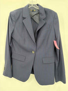 Pre-Owned Brooks Brothers Navy Size 10 Stripe Button Down | True Fashionistas.