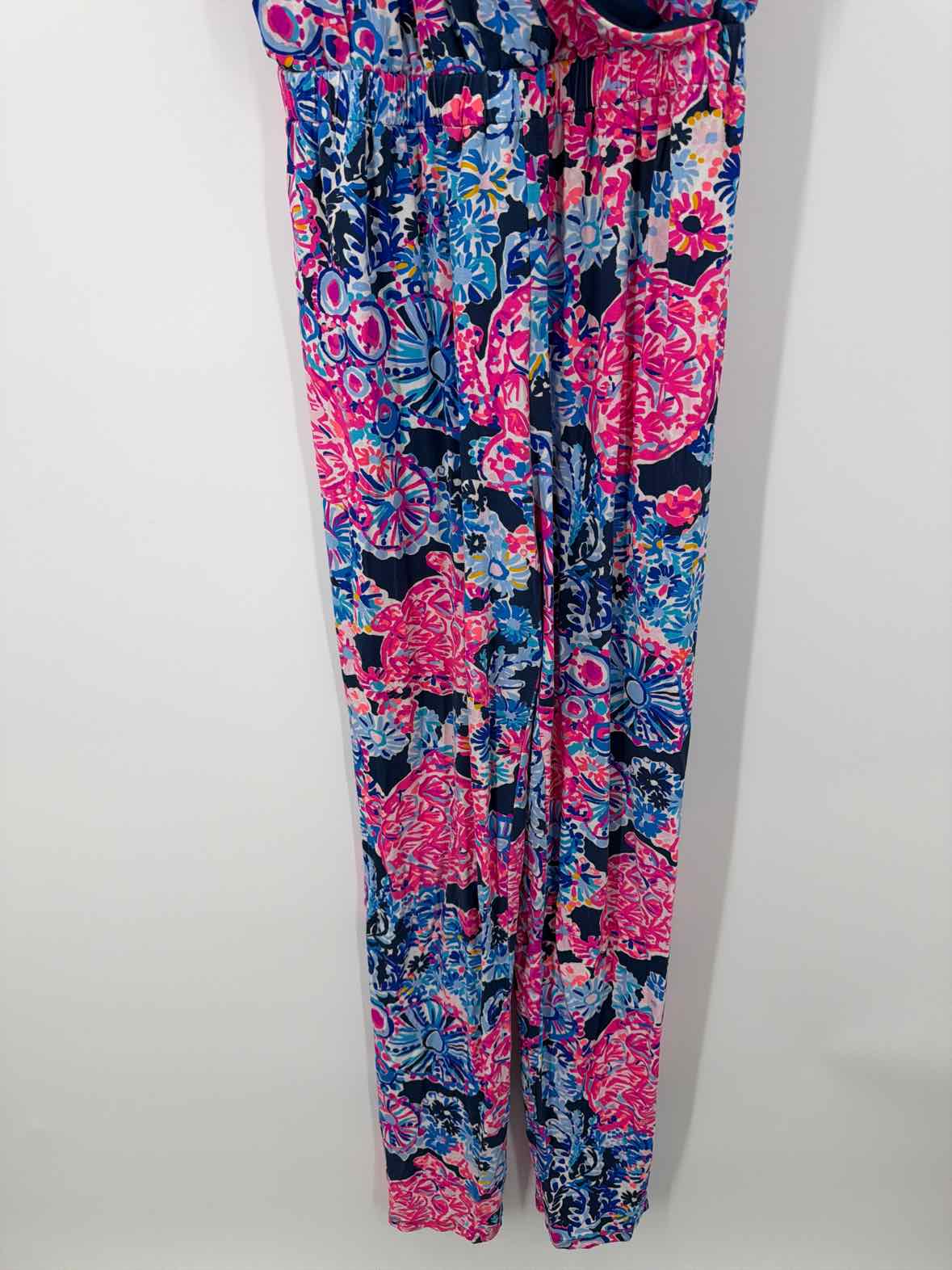 Pre-Owned Lilly Pulitzer Blue Size XS Sleeveless Jumpsuit | True Fashionistas.