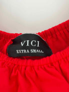 Pre-Owned Vici Red Size XS Short Sleeveless Dress | True Fashionistas.