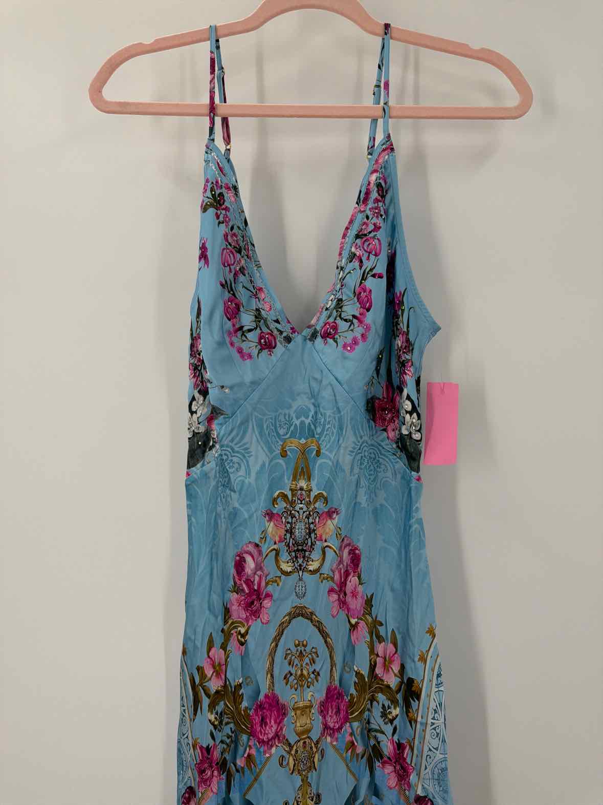 Pre-Owned Camilla Blue Size Large Long Sleeveless Dress | True Fashionistas.