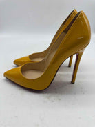Pre-Owned Christian Louboutin Yellow Size 37 Pump Heels | True Fashionistas.