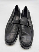 Pre-Owned Salvatore Ferragamo Black 9.5 Slip On Men's Dress Shoes | True Fashionistas.