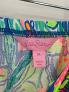 Pre-Owned Lilly Pulitzer Blue Size Medium Short Strapless Dress | True Fashionistas.