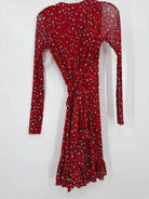 Pre-Owned Sanctuary Red Size XS Mesh Short Long Sleeve Dress | True Fashionistas.