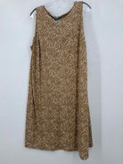 Pre-Owned J Mclaughlin Tan Size XL Short Sleeveless Dress | True Fashionistas.