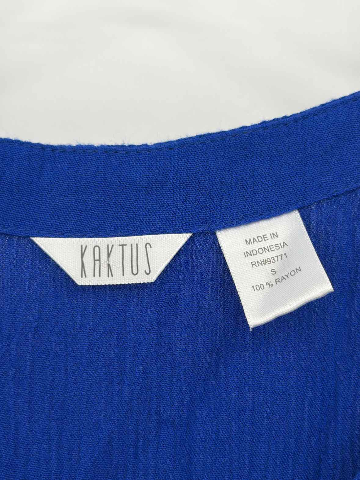Pre-Owned Kaktus Blue Size Small Short Sleeveless Dress | True Fashionistas.