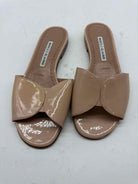 Pre-Owned Manolo Blahnik Tan Size 36 Mule Sandals | True Fashionistas.