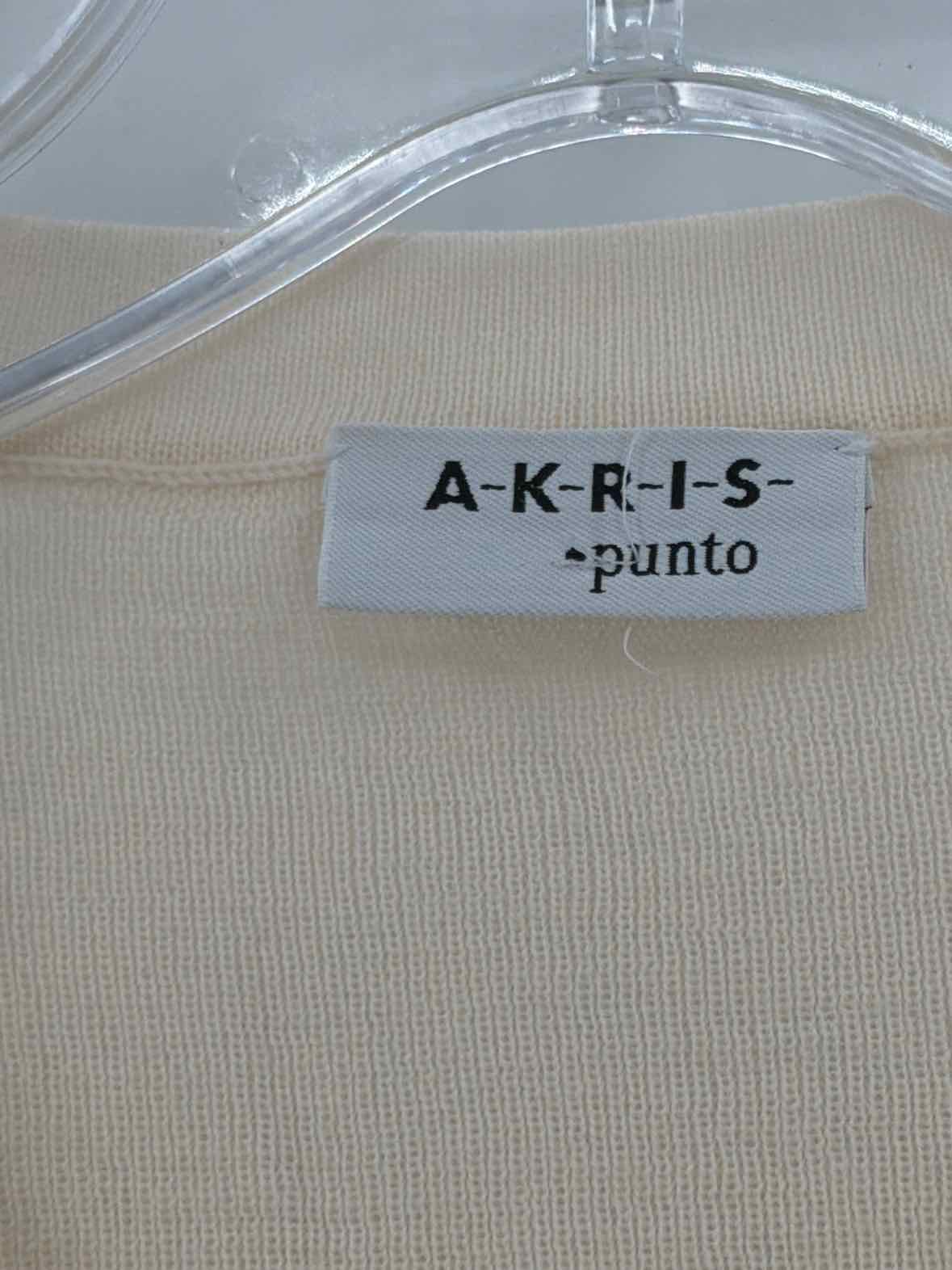 Pre-Owned Akris Ivory Size 8 Cardigan Sweater | True Fashionistas.