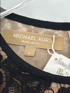 Pre-Owned Michael Kors Collection Black Size 4 Lace Midi Long Sleeve Dress | True Fashionistas.