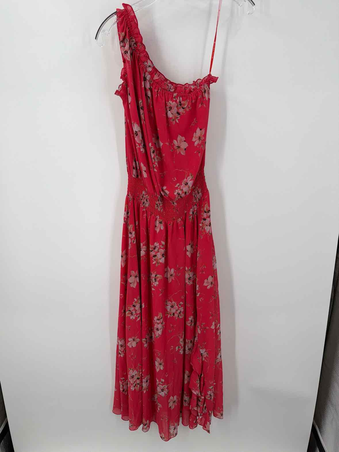 Pre-Owned Monique Lhullier Pink Size 2 Long Sleeveless Dress | True Fashionistas.