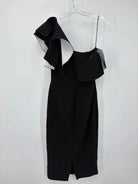 Pre-Owned AIDA Black Size 6 Cocktail Short Sleeveless Dress | True Fashionistas.