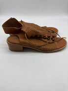 Pre-Owned Sofft Tan Size 9.5 Caged Flats | True Fashionistas.