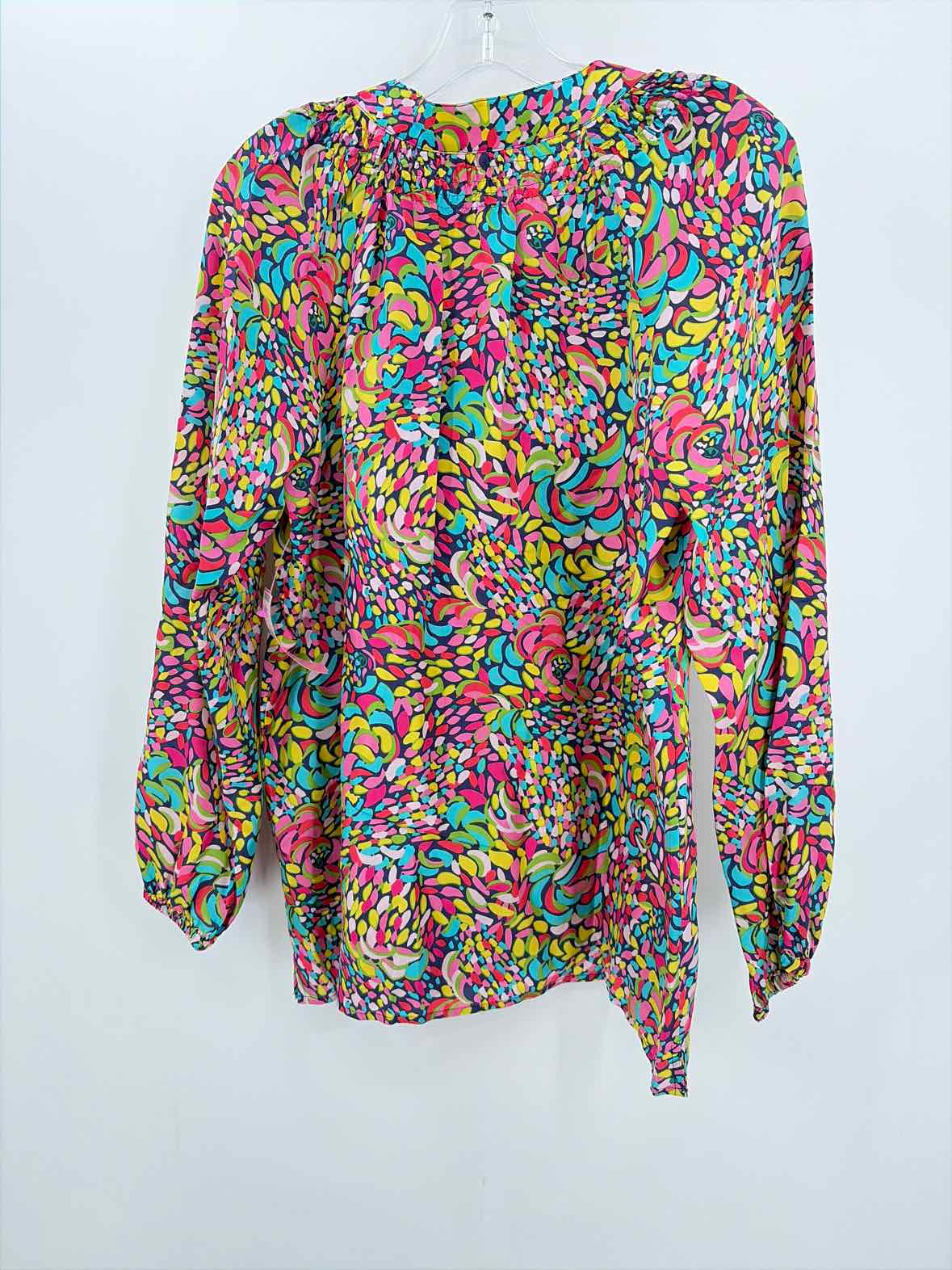 Pre-Owned Lilly Pulitzer Pink Size Medium Long Sleeve Blouse | True Fashionistas.