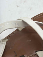 Pre-Owned Gucci White Size 7.5 Strappy Sandals | True Fashionistas.