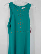 Pre-Owned Belle Badgley Mischka Blue Size 10 Long Sleeveless Dress | True Fashionistas.