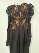 Pre-Owned Michael Kors Black Size 0 Lace Long Sleeve Jumpsuit | True Fashionistas.