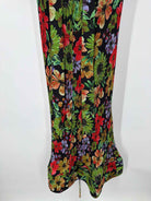 Pre-Owned Milly Black Size 8 Floral Long Sleeveless Dress | True Fashionistas.