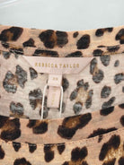 Pre-Owned Rebecca Taylor Tan Size XS Leopard Short Short Sleeve Dress | True Fashionistas.