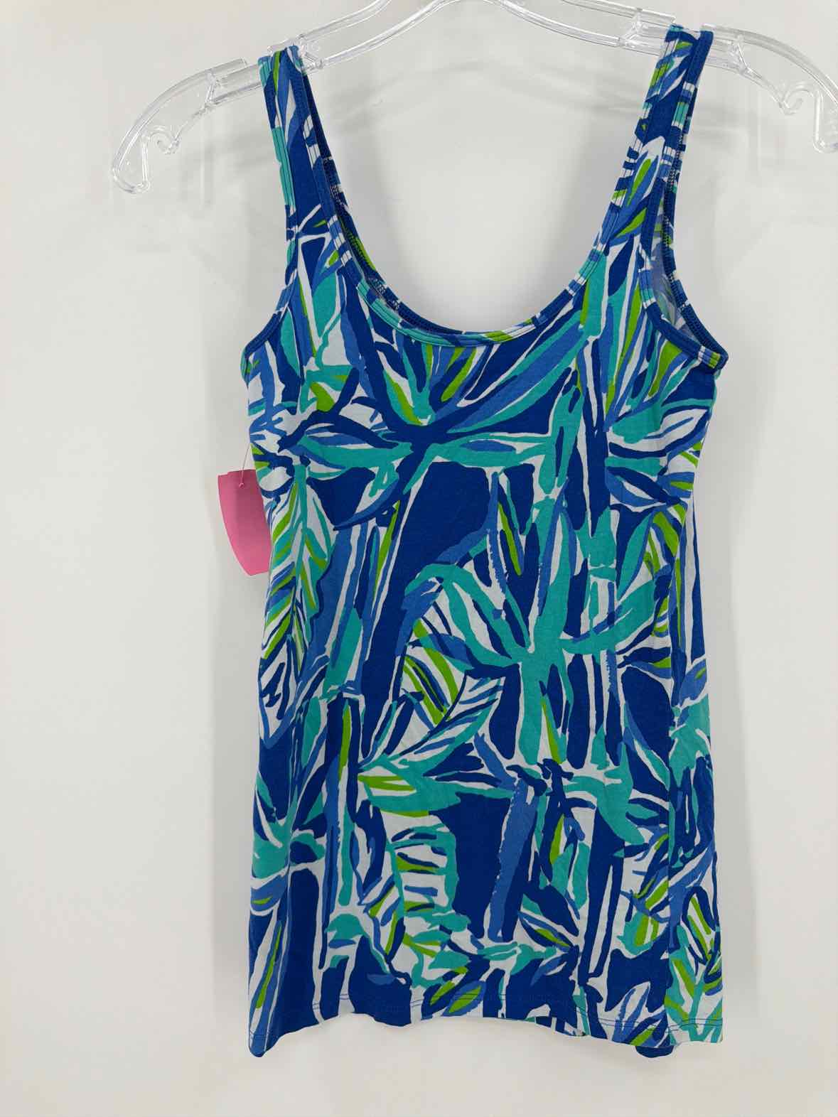 Pre-Owned Lilly Pulitzer Blue Size XS Tank Top | True Fashionistas.