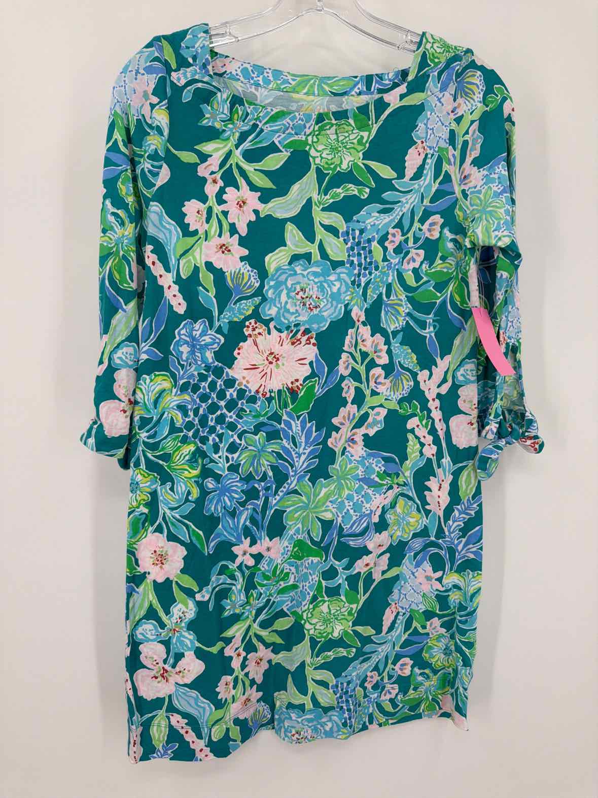 Pre-Owned Lilly Pulitzer Green Size XS Short Long Sleeve Dress | True Fashionistas.