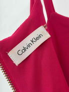 Pre-Owned Calvin Klein Pink Size 12 Short Sleeveless Dress | True Fashionistas.