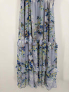 Pre-Owned Misa Blue Size Medium Midi Sleeveless Dress | True Fashionistas.