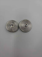 Jeff Lieb Silver clip Stud Earrings | True Fashionistas.