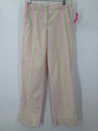 Pre-Owned Lilly Pulitzer Pink Size 6 Seersucker Printed Pants | True Fashionistas.