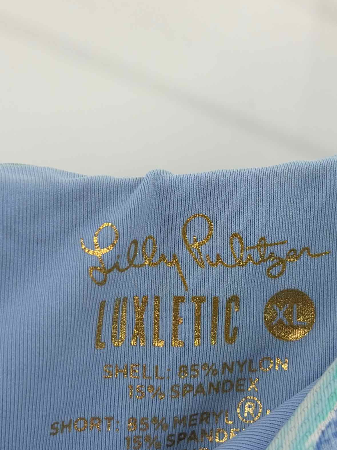Pre-Owned Lilly Pulitzer Blue Size XL Skort Athletic Skirt | True Fashionistas.