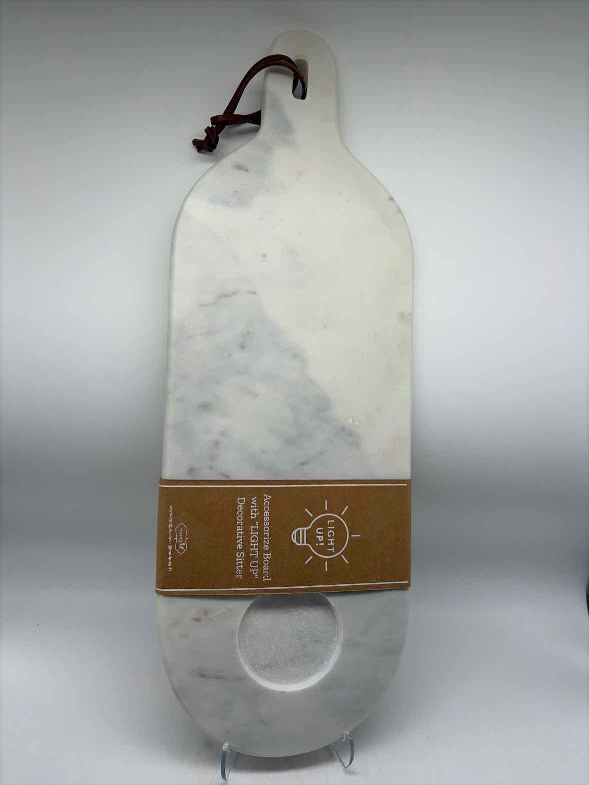 White Marble Board for Light Ups | True Fashionistas.