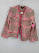 Pre-Owned Brooks Brothers Pink Size 10 Boucle Blazer | True Fashionistas.
