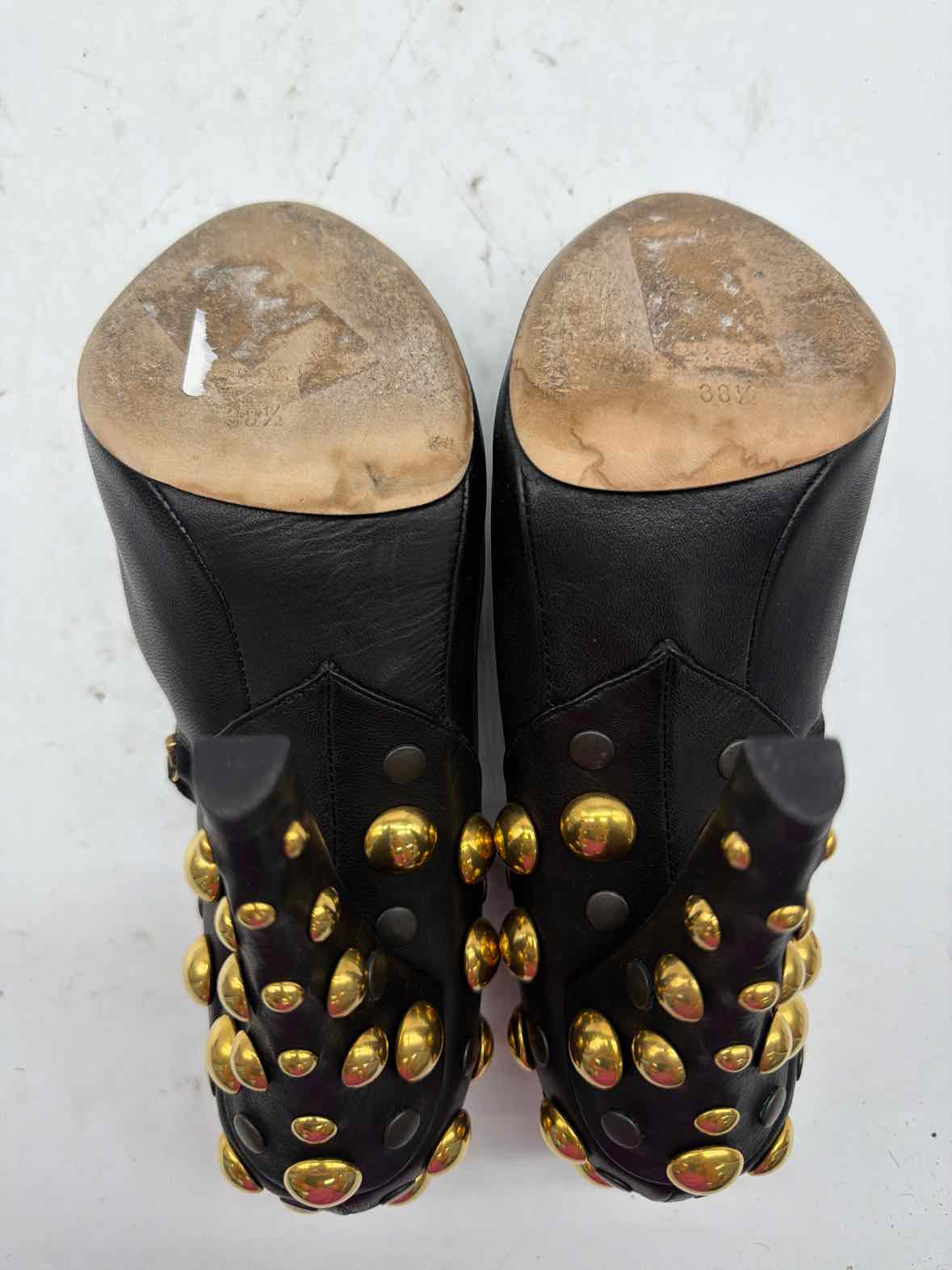 Pre-Owned Gucci Black Size 8.5 Leather Ankle Boots | True Fashionistas.