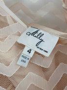 Pre-Owned Milly Ivory Size 4 Short Short Sleeve Dress | True Fashionistas.